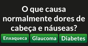 Quantos problemas de saúde você consegue diagnosticar?