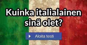 Kuinka italialainen sinä olet?