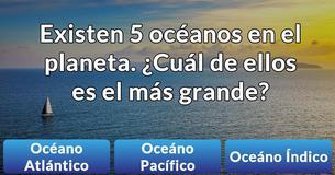 ¿Conoces los mares del mundo?