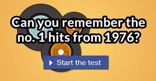 Can you remember the no. 1 hits from 1976?