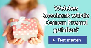 Welches Geschenk würde Deinem Freund gefallen? 