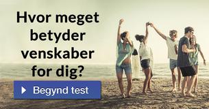 Hvor meget betyder venskaber for dig?