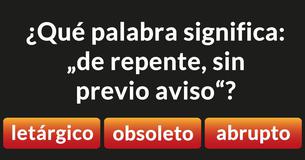 ¿Conoces el significado de las siguientes palabras?