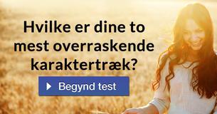 Hvilke er dine to mest overraskende karaktertræk?