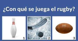¡La gran prueba de rugby!