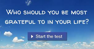 Who should you be most grateful to in your life?