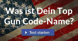 Was ist Dein Top Gun Code-Name?