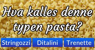 Kun 5 % kan bestå denne testen: Kan du kjenne igjen disse pastatypene?