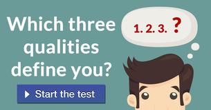 Which three qualities define you?