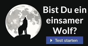Bist Du ein einsamer Wolf?