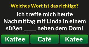 Welches Wort ist das richtige?