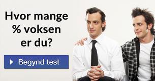 Hvor mange % voksen er du?