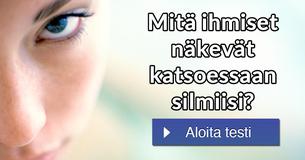 Mitä ihmiset näkevät katsoessaan silmiisi?
