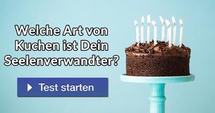 Welche Art von Kuchen ist Dein Seelenverwandter?