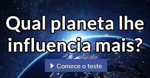 Qual planeta lhe influencia mais?