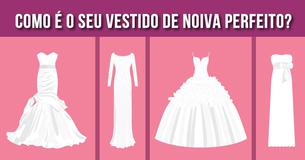 Como é o seu vestido de noiva perfeito?