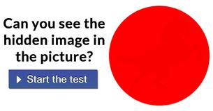 Only a few people can see the hidden image in the pictures! Can you?