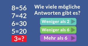 [Genie-Test] Wie viele mögliche Antworten gibt es?
