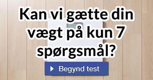 Kan vi gætte din vægt på kun 7 spørgsmål?