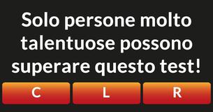 Solo persone molto talentuose possono superare questo test! 