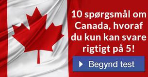 10 spørgsmål om Canada, hvoraf du kun kan svare rigtigt på 5!