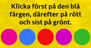 95% av alla människor lyckas inte uppnå ett perfekt resultat på detta enkla minnestest!
