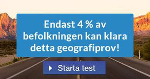 Endast 4 % av befolkningen kan klara detta geografiprov!