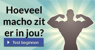 Hoeveel macho zit er in jou?