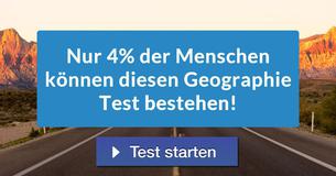 Nur 4% der Menschen können diesen Geographie Test bestehen!