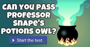 Can you pass Professor Snape's Potions OWL?