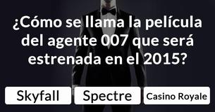 ¿Qué tan buenos son tus conocimientos 007?