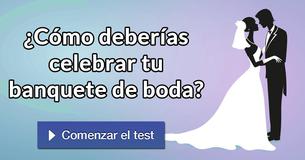 ¿Cómo deberías celebrar tu banquete de boda?