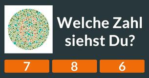 Kannst Du wirklich so gut sehen wie Du denkst?