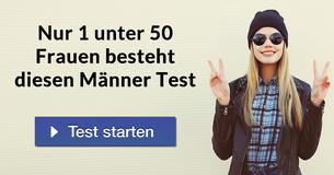 Nur 1 unter 50 Frauen besteht diesen Männer Test