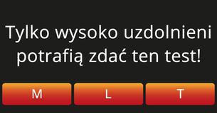 Tylko wysoko uzdolnieni potrafią zdać ten test!