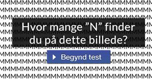 30 sekunder for at teste, om du er et geni!