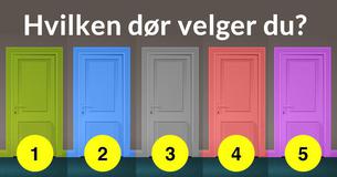 Hvilken dør velger du?
