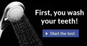 What do you wash first when you shower?