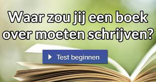 Waar zou jij een boek over moeten schrijven?