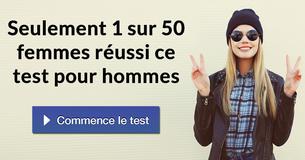 Seulement 1 sur 50 femmes réussi ce test pour hommes