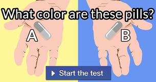 How old are you based on your perception of colors?