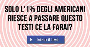 Solo l'1% degli americani riesce a passare questo test! Ce la farai?