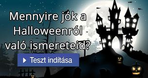 Mennyire jók a Halloweenról való ismereteid? 