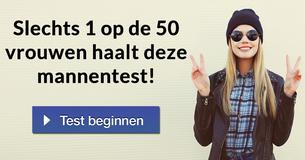 Slechts 1 op de 50 vrouwen haalt deze mannentest!