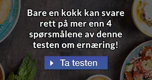 Bare en kokk kan svare rett på mer enn 4 spørsmålene av denne testen om ernæring!