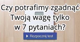 Czy potrafimy zgadnąć Twoją wagę tylko w 7 pytaniach?