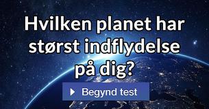 Hvilken planet har størst indflydelse på dig?