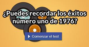 ¿Puedes recordar los éxitos número uno de 1976?