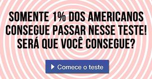 Somente 1% dos americanos consegue passar nesse teste! Será que você consegue?