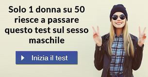 Solo 1 donna su 50 riesce a passare questo test sul sesso maschile